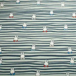 Tissus Jersey Miffy Rayé