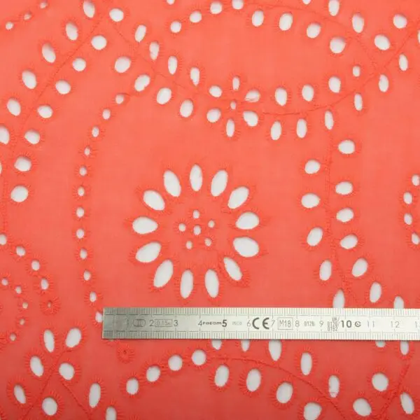 Broderie Anglaise Corail Corail – Image 2