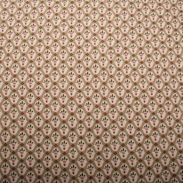 Popeline Coton Millefleur Beige – Image 2