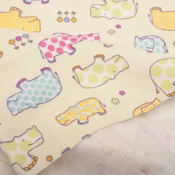 Flanelle De Coton Hippo Vert – Image 3