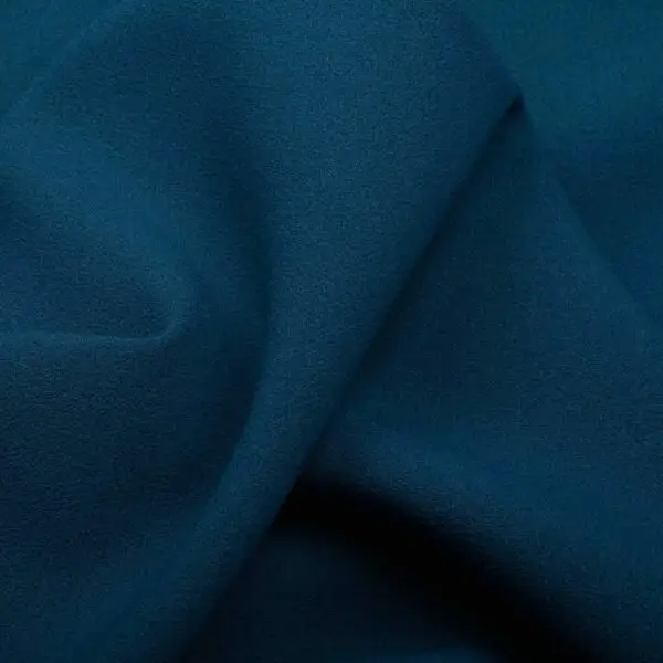 Tissus crepe polyester bleu roi