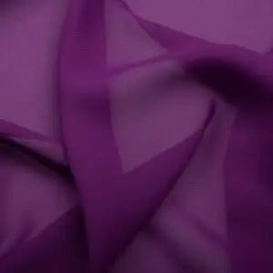 Tissus Voile Polyester Violet