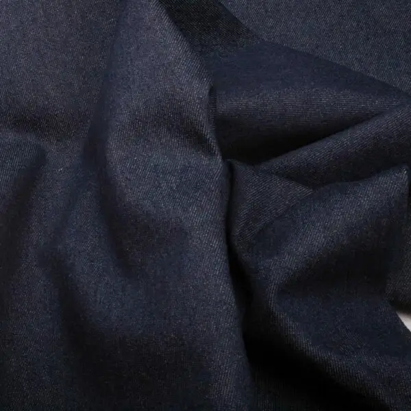 Toile Jeans Coton Lourd Bleu Nuit