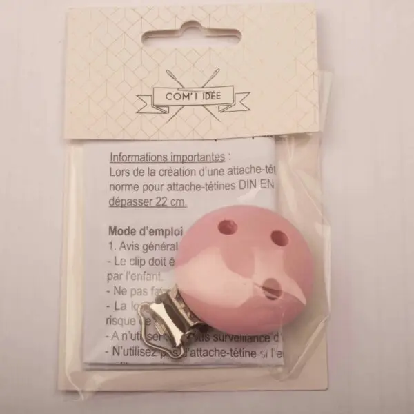 Attache Tetine Rose