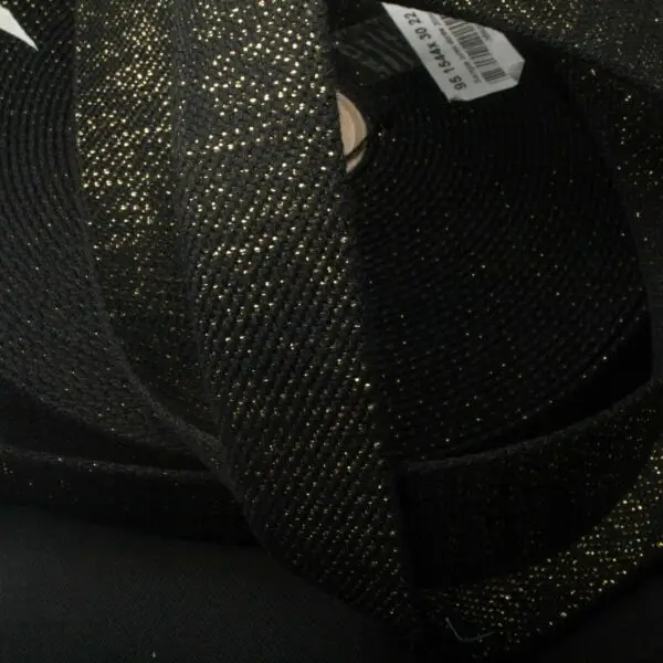 Sangle Lurex Noir – Image 2