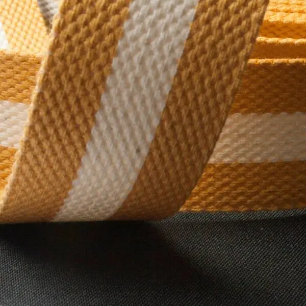 Sangle Raye Jaune/ecru – Image 2