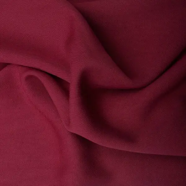 Tissus Twill Viscose Framboise