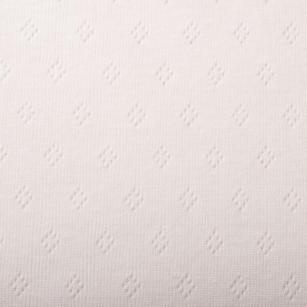 Jersey Ajoure Blanc Blanc – Image 3