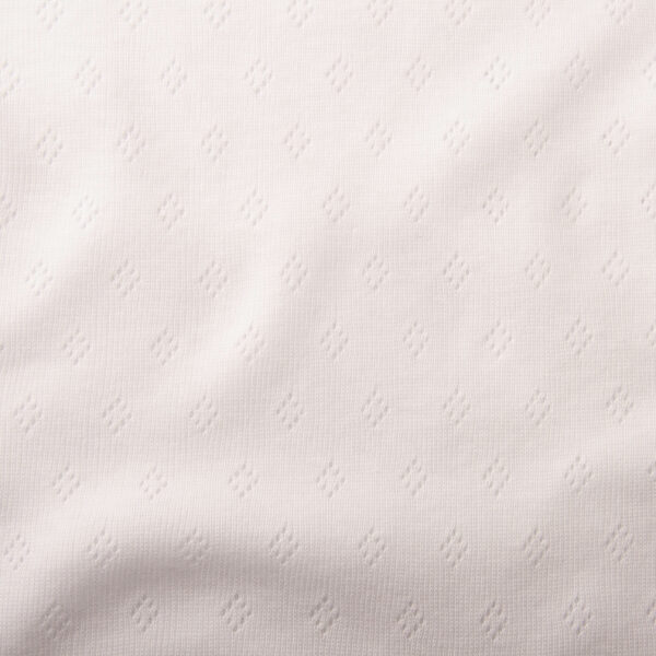Jersey Ajoure Blanc Blanc – Image 2