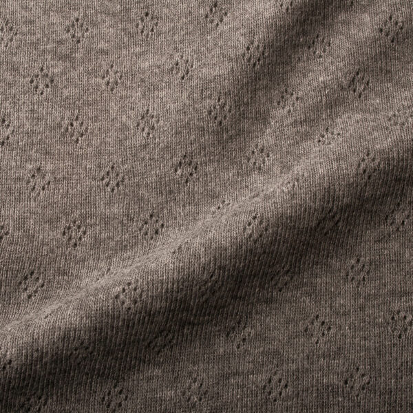 Jersey Ajoure Gris Fonce