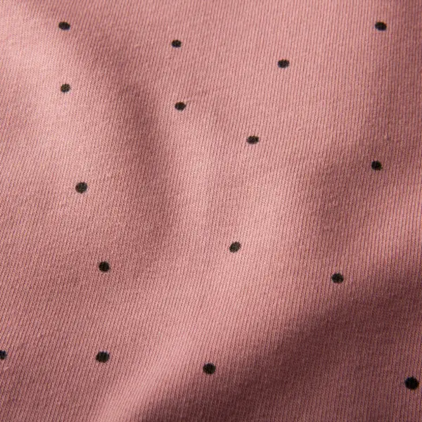 Jersey De Coton Petits Pois Rose – Image 2