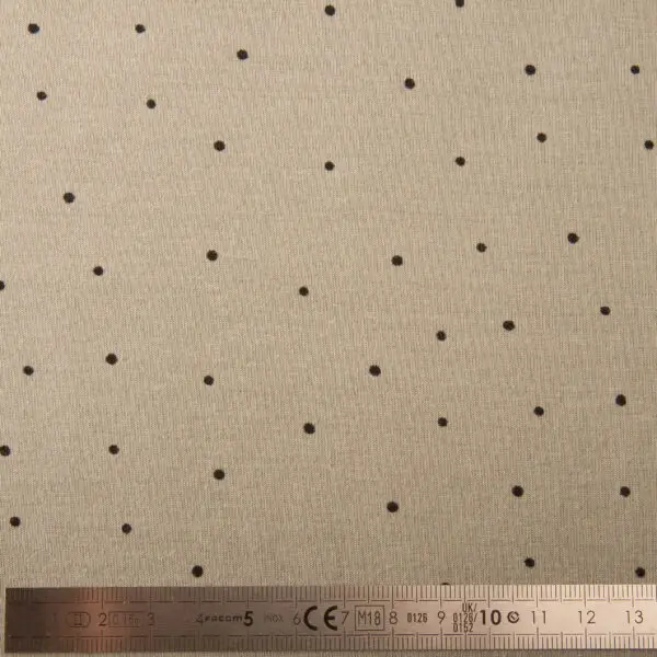 Jersey De Coton Petits Pois Vert – Image 3
