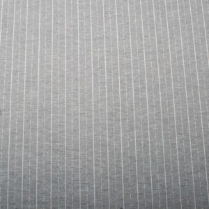 Tissus Jersey Milano Rayures Gris Clair