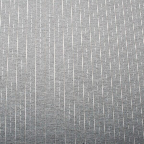 Tissus Jersey Milano Rayures Gris Clair