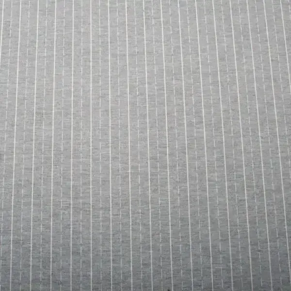 Tissus Jersey Milano Rayures Gris Clair