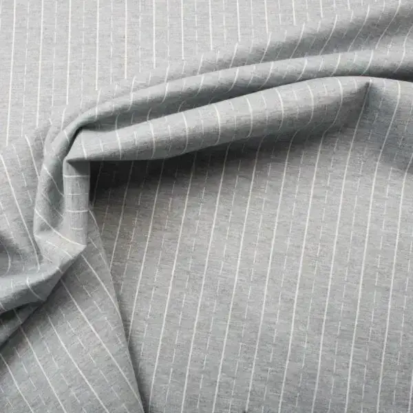 Milano Rayures Discontinues Gris Clair – Image 3