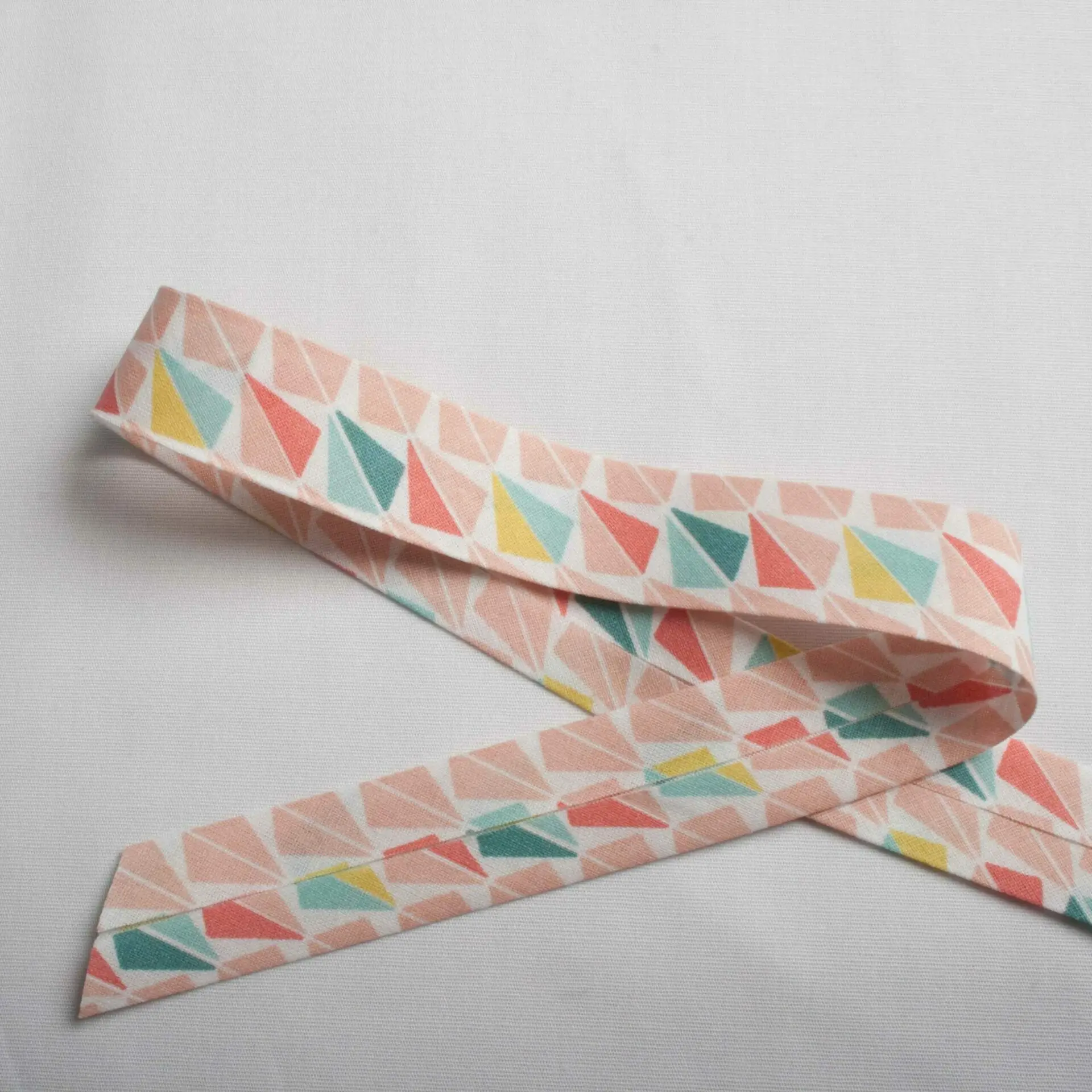 Biais imprimé cerf volant multicolor