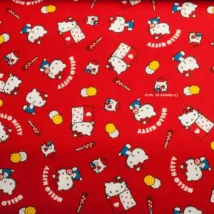 Tissus coton hello kitty