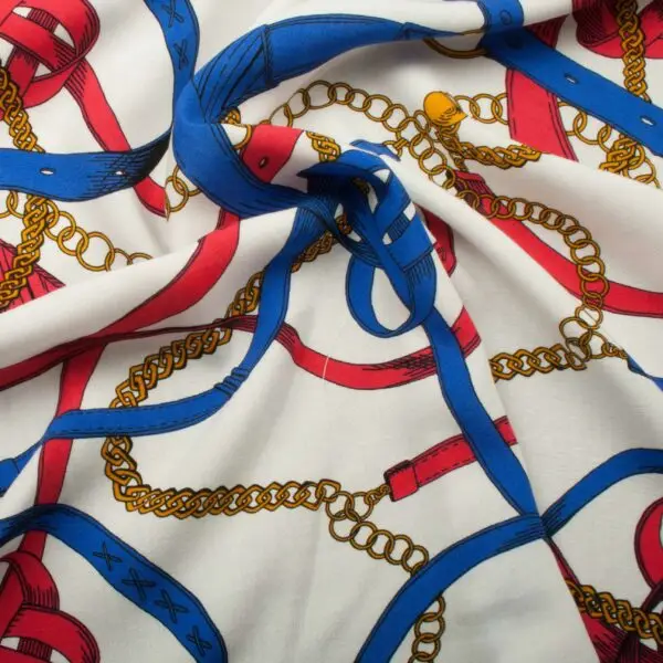 Tissus Viscose Ceinture Rose – Image 2