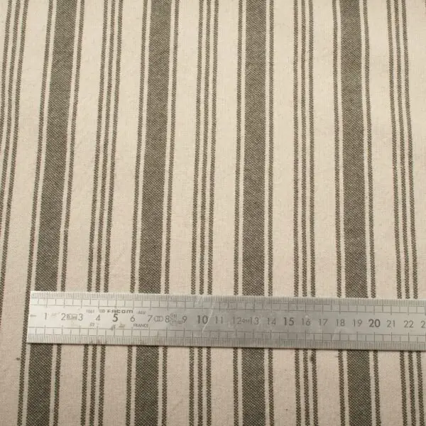 Tissus tissé teint eugene kaki – Image 3