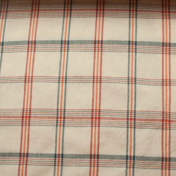 Tissus tissé teint tartan multicolore