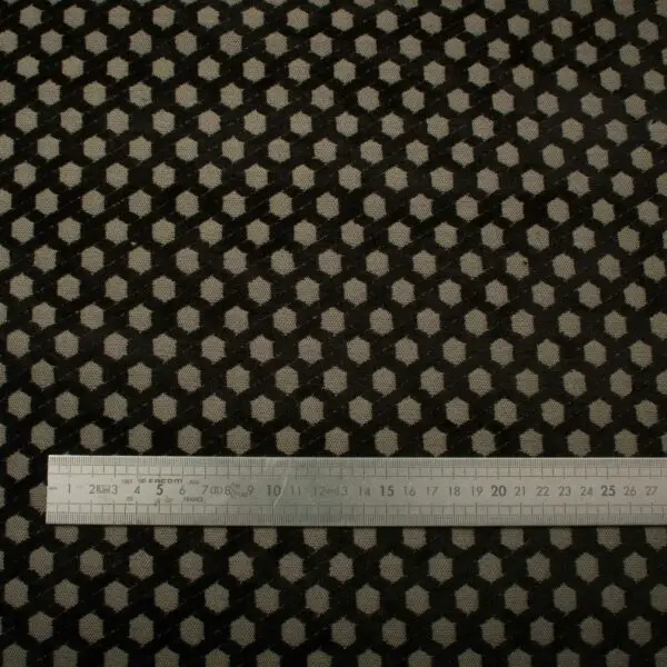 Tissus ameublement jacquard masbate noir – Image 2