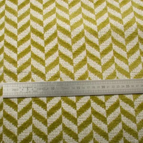 Tissus ameublement jacquard claveria vert – Image 2