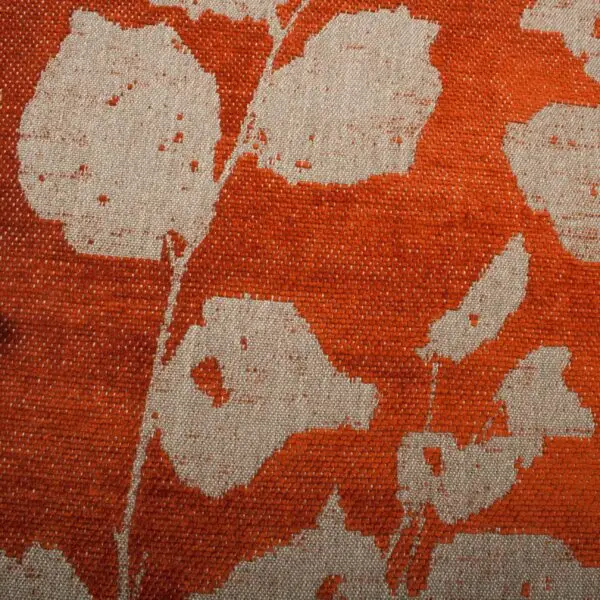 Tissus ameublement jacquard raphael terracotta – Image 3