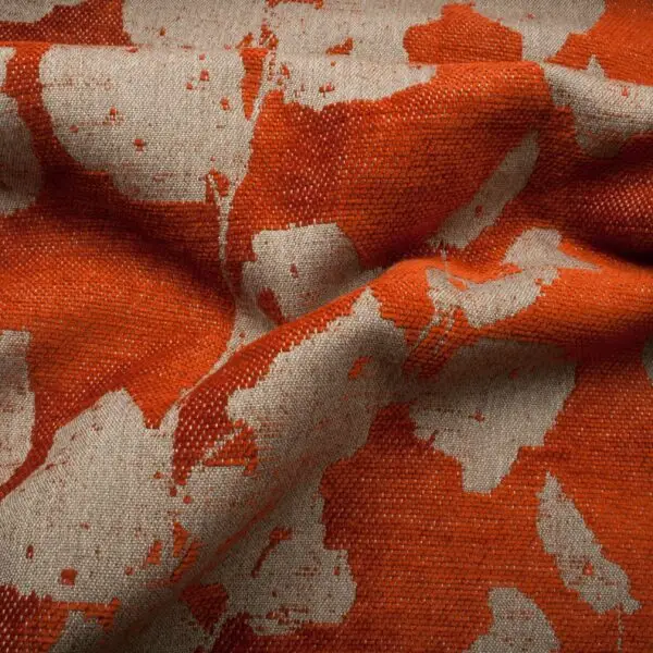 Tissus ameublement jacquard raphael terracotta – Image 4