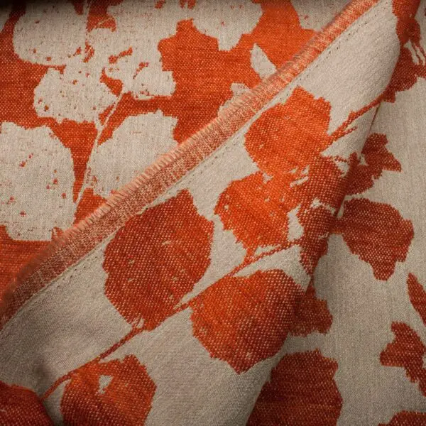 Tissus ameublement jacquard raphael terracotta – Image 5