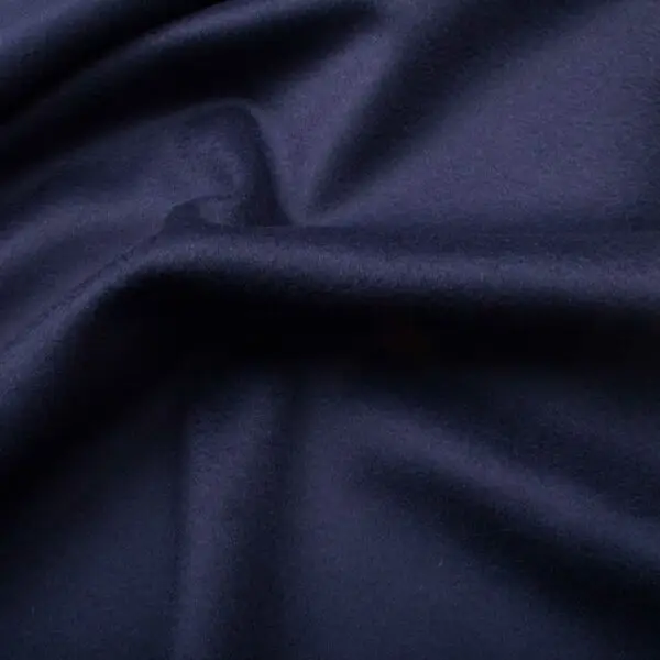 Tissus Drap Laine Cachemire Marine – Image 2
