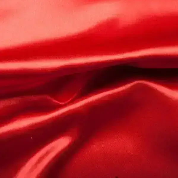 Tissus Satin polyester rouge – Image 2