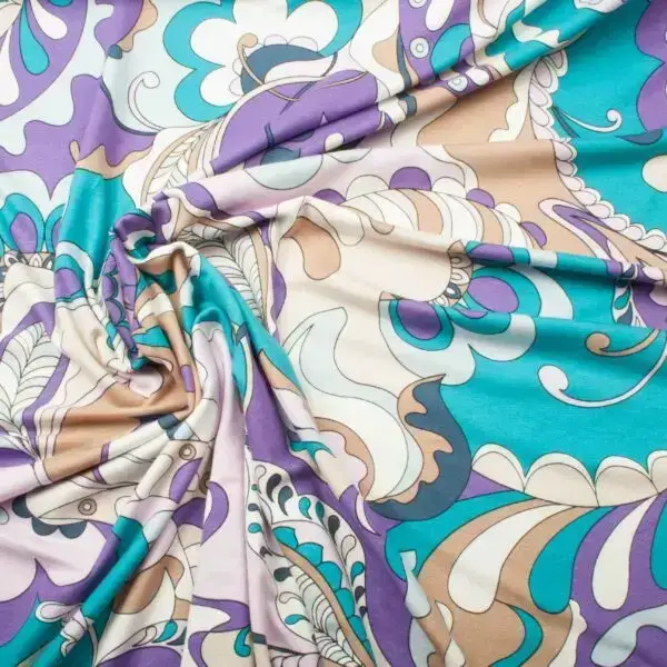Tissus jersey seventies lilas – Image 4