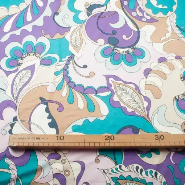 Tissus jersey seventies lilas – Image 3